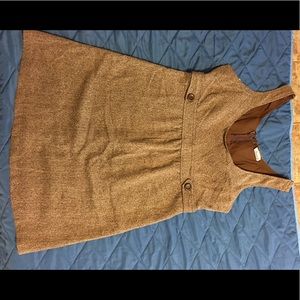 Brown dress vintage jumper size large worn once